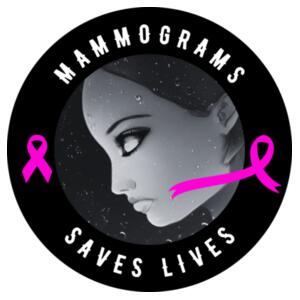 Mammogram Ceramic Coaster Design